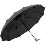 折りたたみ傘 晴雨兼用 軽量12本骨折りたたみ傘 江戸 墨 SMV-42251