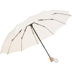 日傘 折りたたみ傘 晴雨兼用 軽量12本骨折りたたみ傘 江戸 55cm 手開き式 UVカット加工 グラスファイバー骨 生成色 SMV-42264