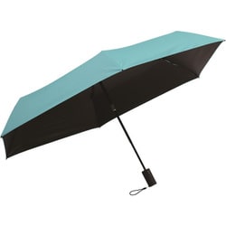 日傘 折りたたみ傘 晴雨兼用 ACTIVE AWミニAUTO50 50cm 自動開閉式 一級遮光 UVカット加工 ブルーグリーン SMV-42233