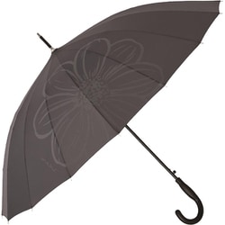 日傘 長傘 晴雨兼用 ベーシックジャンプ16 58cm ジャンプ式 UVカット加工 グラスファイバー骨 チョコレートコスモス SMV-41460