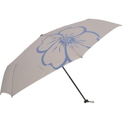 日傘 折りたたみ傘 晴雨兼用 ベーシックライトマルチミニ デザイン 55cm 手開き式 UVカット加工 ラスファイバー骨 ワスレナグサ SMV-41465
