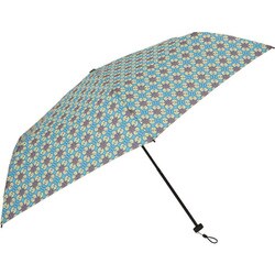 日傘 折りたたみ傘 晴雨兼用 ライトミニ voyage 55cm 手開き式 UVカット加工 グラスファイバー骨 リスボン SMV-42315