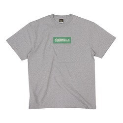 ボックスロゴTシャツ メンズ カットソー 杢グレー Lサイズ 9244000291