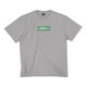 ボックスロゴTシャツ メンズ カットソー 杢グレー XLサイズ 9244
