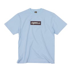 ボックスロゴTシャツ メンズ カットソー ブルー Mサイズ 9244000150