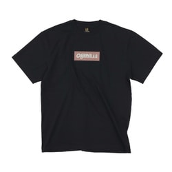 ボックスロゴTシャツ メンズ カットソー ブラック Mサイズ 9244000190