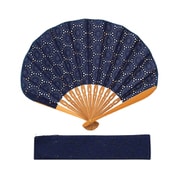 扇子 シェルレース ネイビー 1L09106075