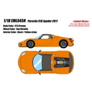 EML045H 1/18 Porsche 918 Spyder 2011 GT3オレンジ [レジンキャストミニカー]