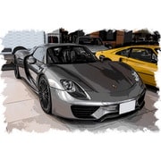 EML045J 1/18 Porsche 918 Spyder 2011 リキッドメタルシルバー [レジンキャストミニカー]