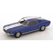 KKDC181394 1/18 フォード マスタング GT Fastback 1968 ブルーメタリック/ホワイト [ダイキャストミニカー]