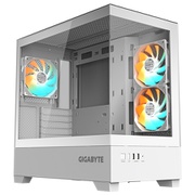 C201 PANORAMIC ICE Micro-ATX ミドルタワ型PCケース ホワイト C201PI