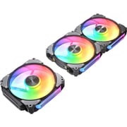 Apolar 120 ARGB 3 Fan Pack ブラック 高耐久120mmARGBファン 3個パック CF-APR12HB3-RGB