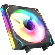 SC140 ARGB Reverse Blade ブラック ファン逆回転 ピラーレスケース吸気向け 140mm ARGBファン CF-SC140RB-RGB