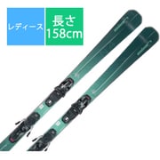 スキー板「PRIMETIME N°4 W SHIFT X ACCLWE25 158cm」+ビンディング「ELX 11.0 GW SHIFT BLK/BLK ブレーキ78mm」セット [25-26 Newモデル レディース]