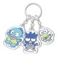HDV-039 サンリオキャラクターズ 3連アクリルキーホルダー はぴだんぶい 5th ハンギョドン＆バッドばつ丸＆けろけろけろっぴ