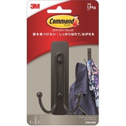 コマンド ダブルフック マットブラック CMD-WM