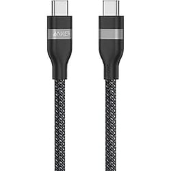 USB-C ＆ USB-C ケーブル 0.9m 240W 高耐久ナイロン ブラック A82E2N11
