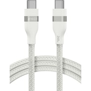 USB-C & USB-C ケーブル 1.8m 240W 高耐久ナイロン ホワイト A82E2N22