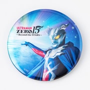 ウルトラシリーズ ウルトラマンゼロ 15周年 記念メタリック缶バッジ infinity future ver.