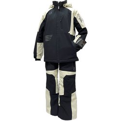 JUNIOR SUIT ジュニア スキーウェア 上下セット BLK×IVO（009002） 130サイズ RES78400