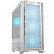MX600 RGB ホワイト フルタワーケース 140mmARGBファン搭載 グラフィックスボード冷却対策ケース CGR-57C9W-RGB