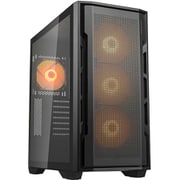 Uniface RGB ブラック ミドルタワーケース 最大420mmの水冷クーラーを搭載可能 CGR-5C78B-RGB