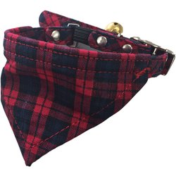 M1054 [マイスター キャットバンダナ カラー レッド NEWチェック]