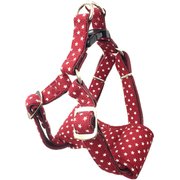 M2868 [マイスター クッション ハーネス ワインレッド LL スター]