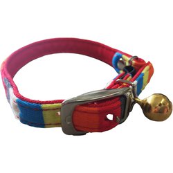 M1025 [マイスター キャット ピン カラー レッド ボーダー]