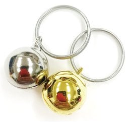 ペット用鈴宝来 2個入 シルバーゴールド