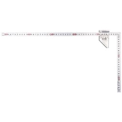 曲尺平ぴた シルバー 50cm 表裏同目 JIS 12480
