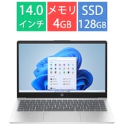 ノートパソコン/HP 14-em0002AU/14型/Athlon Silver 7120U/メモリ 4GB/SSD 128GB/Windows 11 Home/シルバー 7Z1H4PA-AAAY