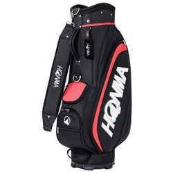 キャディバッグ 9型 UNISEX BK/RD HONMA25SS CB12539 0233