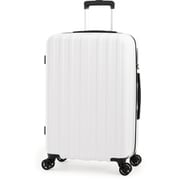 スーツケース 旅行日数目安:5~7泊 60L ダブルホイールキャスタ TSAロック搭載 ALI-1900-24 ホワイト