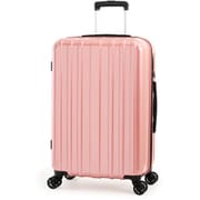 スーツケース 旅行日数目安:5~7泊 60L ダブルホイールキャスタ TSAロック搭載 ALI-1900-24 ピンクゴールド