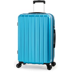 スーツケース 旅行日数目安：5～7泊 60L ダブルホイールキャスタ TSAロック搭載 ALI-1900-24 ピーコックブルー