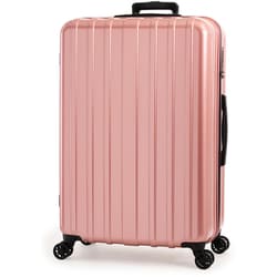 スーツケース 旅行日数目安：8～10泊 96L ダブルホイールキャスタ TSAロック搭載 ALI-1900-28 ピンクゴールド