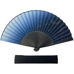扇子 麻の葉蜻蛉 紺 1M09108075