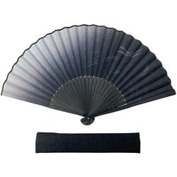 扇子 麻の葉蜻蛉 黒 1M09108095