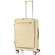 スーツケース FRONTEC（フロンテック） スピナー68 68cm 拡張タイプ 旅行日数目安：4～6泊 77L/拡張時88L ソフトイエロー HJ3*46029