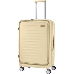 スーツケース FRONTEC（フロンテック） スピナー75 75cm 拡張タイプ 旅行日数目安：1週間以上 98L/拡張時112L ソフトイエロー HJ3*46030