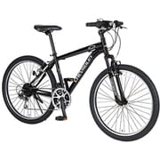 マウンテンバイク 430mm 26×2.125インチ 18段変速 ブラック ATB2618F-sus