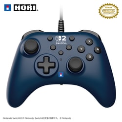 ホリパッド TURBO for Nintendo Switch 2 , Windows PC ネイビー NSX-064