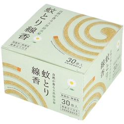 自然が香る天然除虫菊 蚊とり線香 30巻入