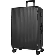 ハードキャリー フレームタイプ 預け入れ無料 旅行日数目安:1週間以上 約87L TSロック搭載 ストッパー付き 静音キャスター ブラック SK-0895-67