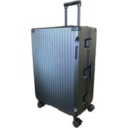 ハードキャリー フレームタイプ 預け入れ無料 旅行日数目安：1週間以上 約87L TSロック搭載 ストッパー付き 静音キャスター ガンメタ SK-0895-67
