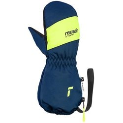 CLIFF R-TEX XT MITTEN キッズ スキー スノーボード グローブ ドレスブルー/イエロー（4955） サイズII 65 85 517