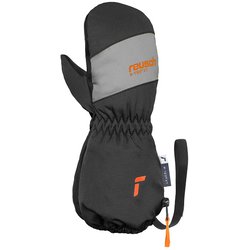 CLIFF R-TEX XT MITTEN キッズ スキー スノーボード グローブ ブラック/スチールグレイ/オレンジボブシクル（7797） サイズII 65 85 517