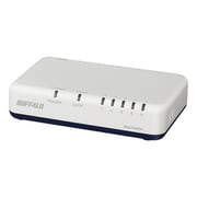 Giga対応 スイッチングハブ 5ポート プラスチック筐体/電源外付けモデル ホワイト LSW7-GT-5EPL/CWH