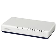 Giga対応 スイッチングハブ 8ポート プラスチック筐体/電源外付けモデル マグネット付 ホワイト LSW7-GT-8EP/CWH